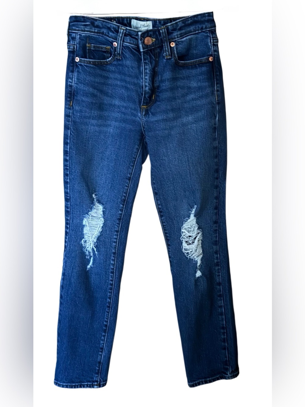 Universal Thread High Rise Skinny Jeans Distressed Size OO/24R/XXS